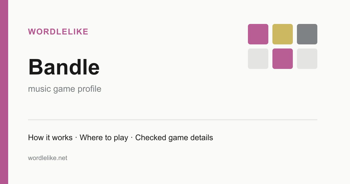 Bandle game preview