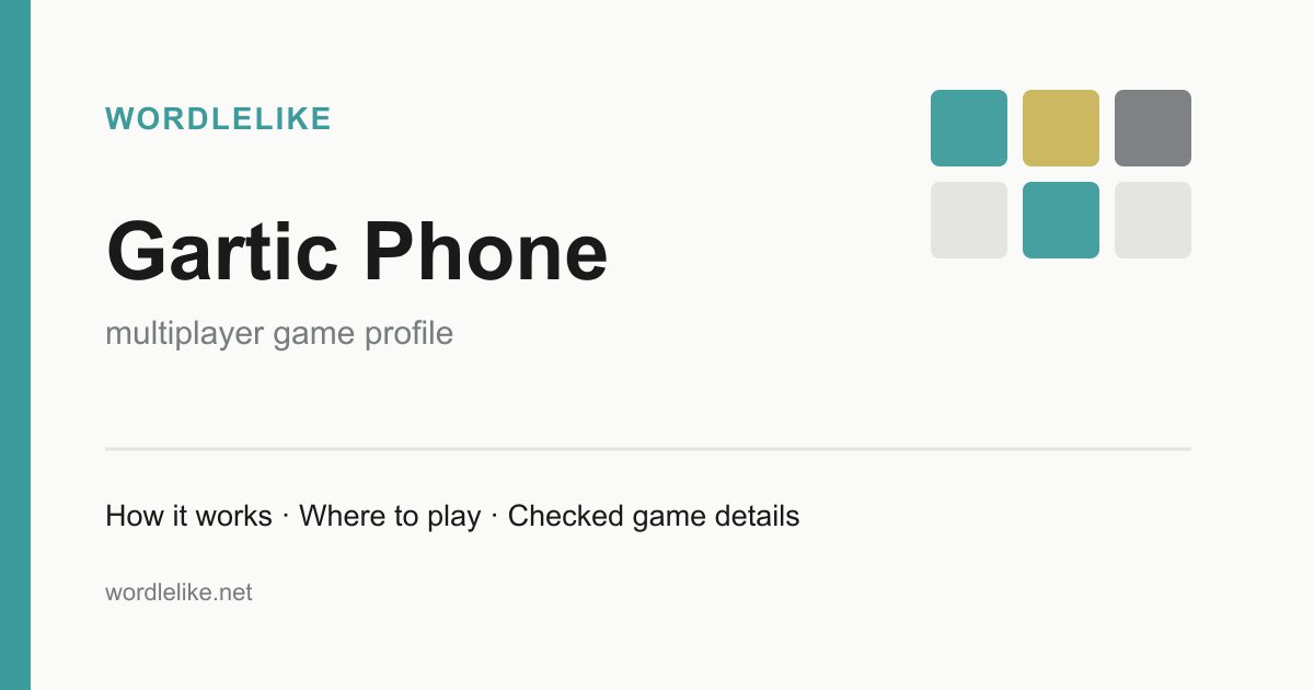 Gartic Phone game preview