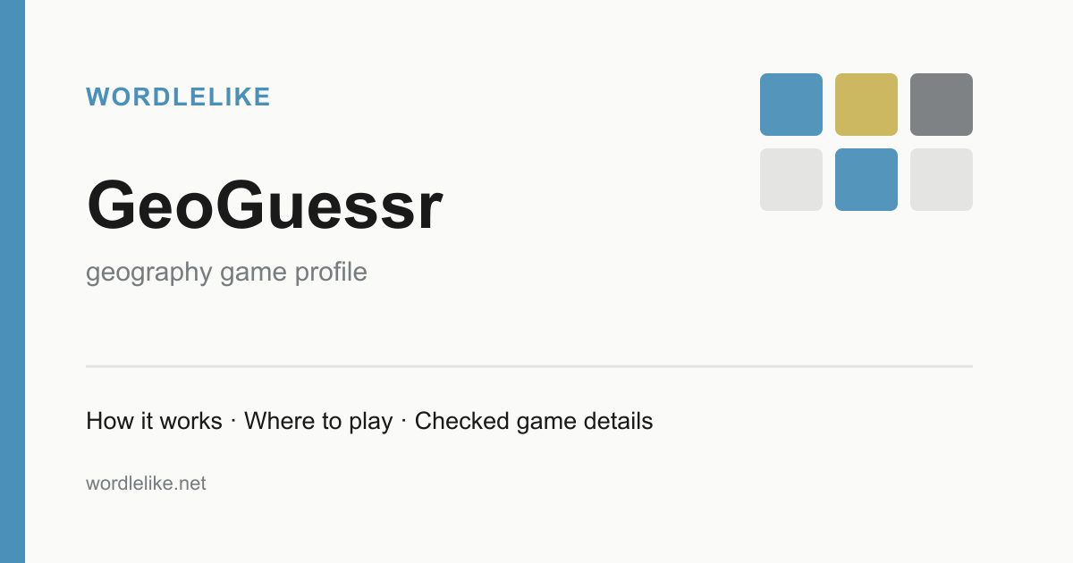 GeoGuessr game preview