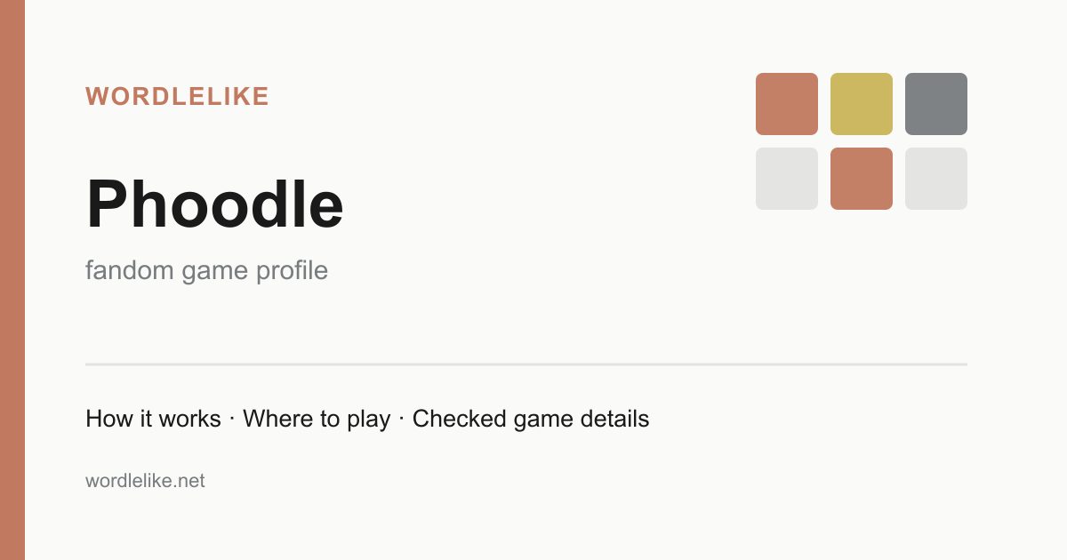 Phoodle game preview