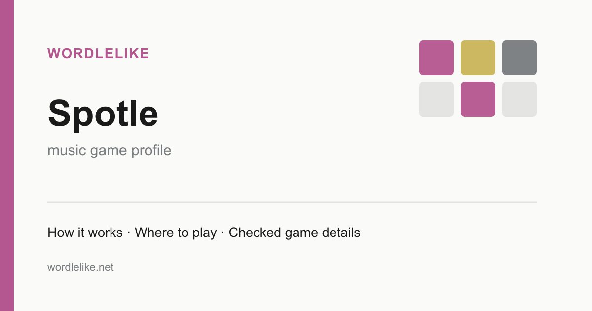 Spotle game preview