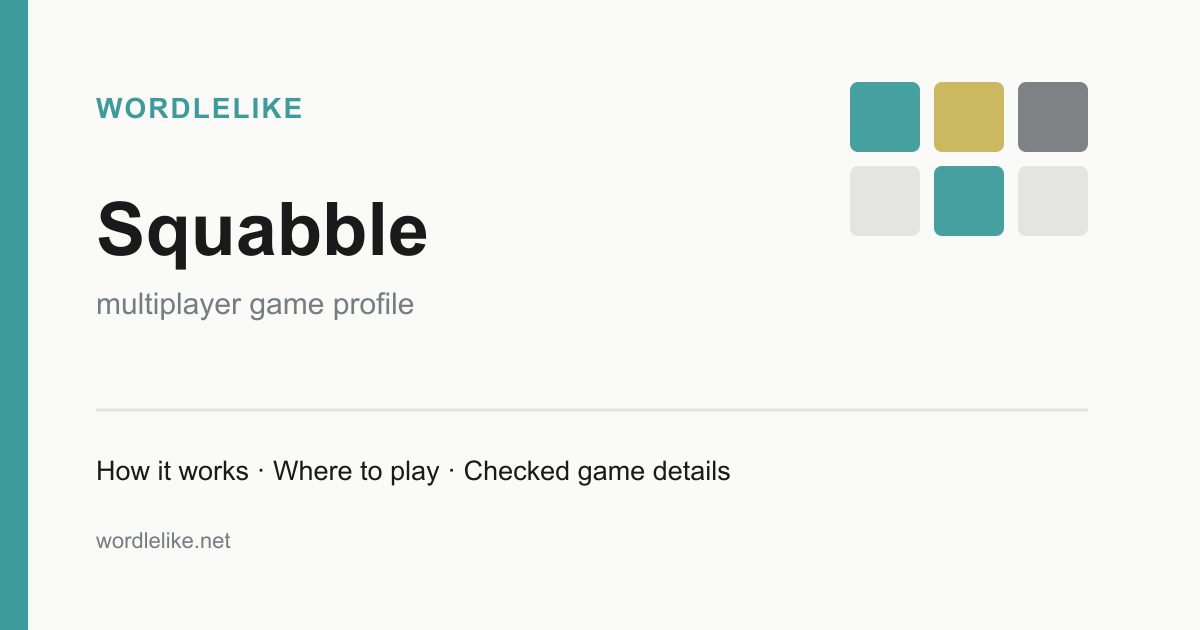 Squabble game preview